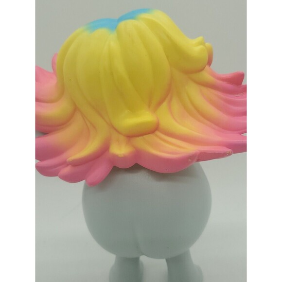 Trolls Dreamworks Bridget Gray Girl Troll Rainbow Hair 6” Girl Plastic Toy Doll - Picture 6 of 10